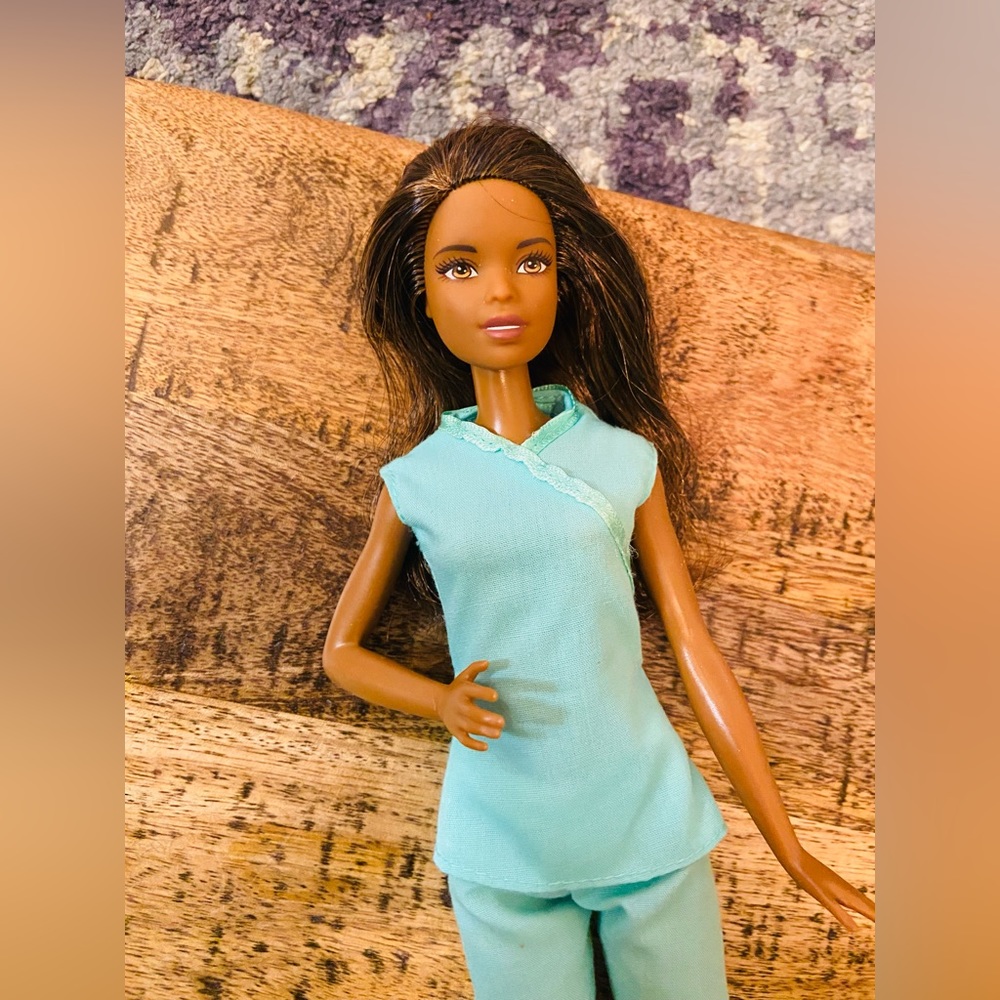 Vintage 90s Barbie You can be anything Career Baby Doctor Pediatrician Nikki